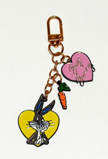 Bugs Bunny Keychain Charms Fob Key Ring Bag Purse Clip Zipper Pull Warner Bros.
