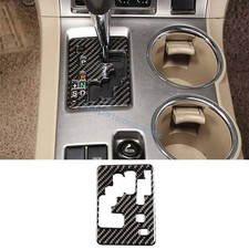 Marco de cambio de marchas de consola de fibra de carbono real para Toyota Highlander 2008-2012 2013
