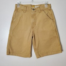 Carhartt Relaxed Fit Rugged Flex 10" Dungaree Shorts Hickory Brown Canvas 28 NWT