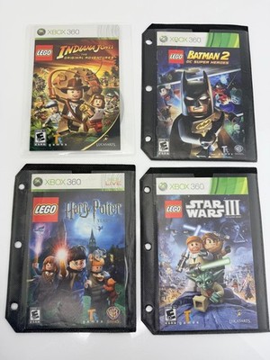 Lot Of 4 LEGO Xbox 360 Games Indiana Jones Batman Harry Potter Star Wars NTSC