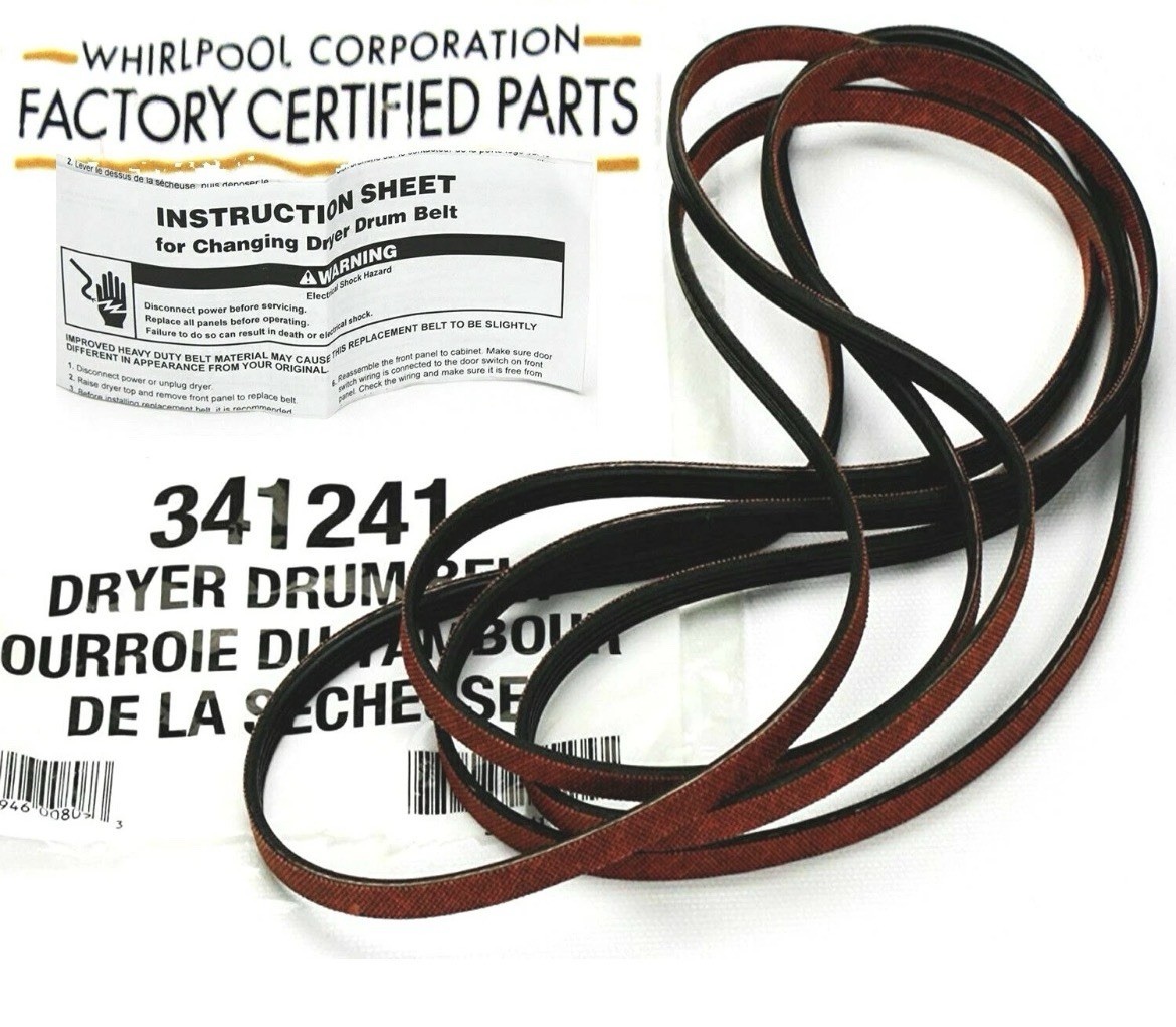 NEW OEM Whirlpool WP341241 Drum Belt