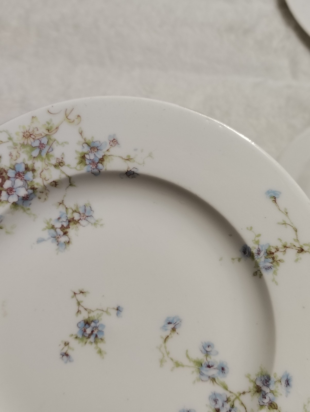 Antique Theodore Havilland Limoges France Set Of 4 Salad Plates Floral 7.5"