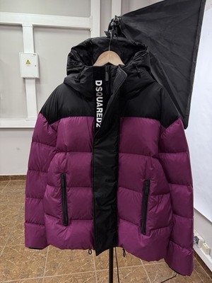   NEW Dsquared2 Hooded Down Puffer Jacket Rare Size 52