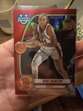 2025 BOWMAN CHROME U Kiki Iriafen 1st ( Washington Mystics ) True RED 2/5