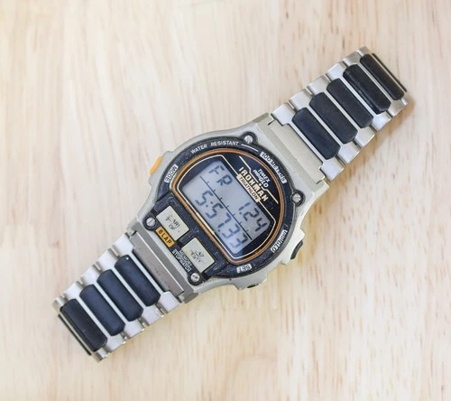 Vintage TIMEX Triathlon Indiglo Quartz Watch Running
