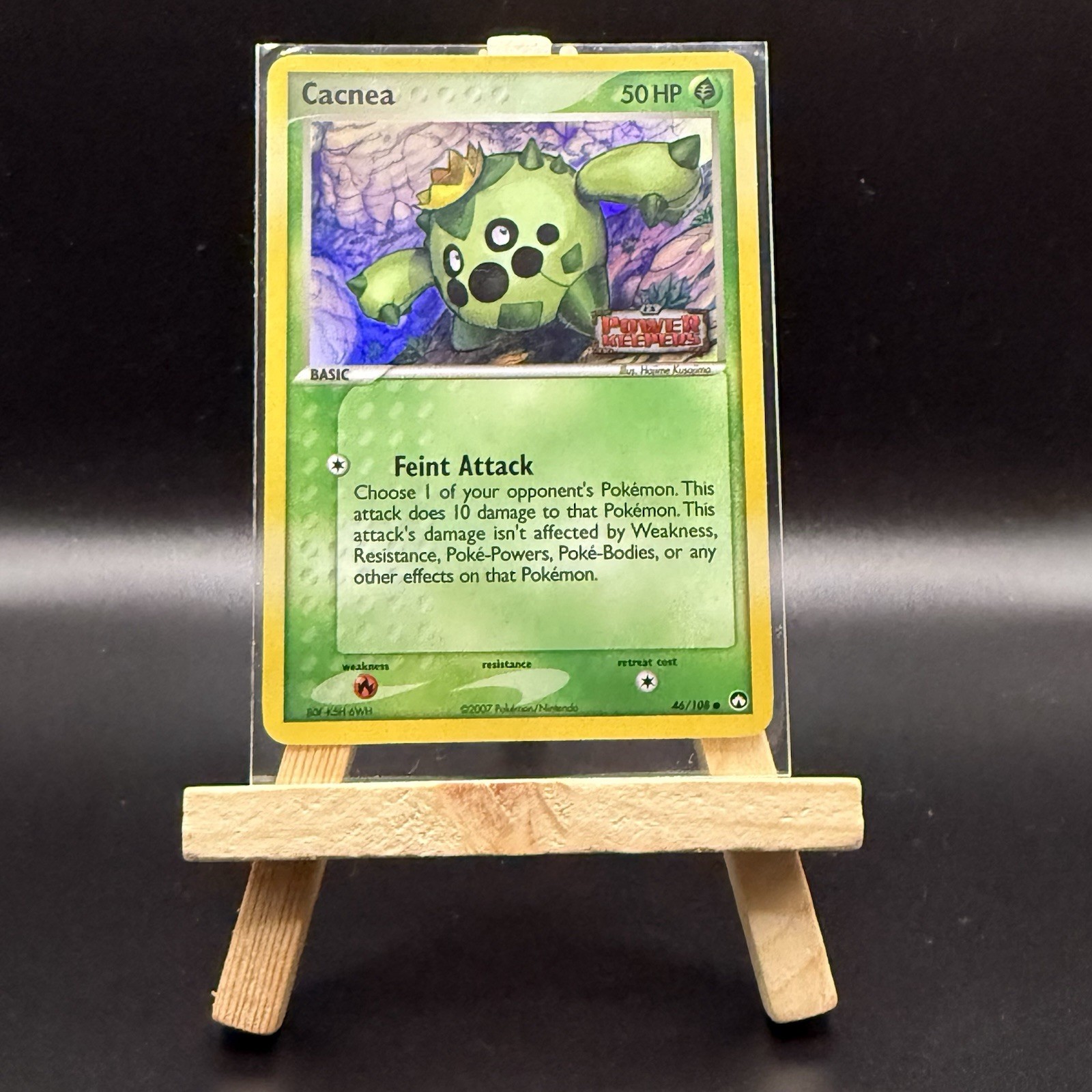 Cacnea - 46/108 - Common - Reverse Holo Lightly Played Pokemon EX Power Keepers