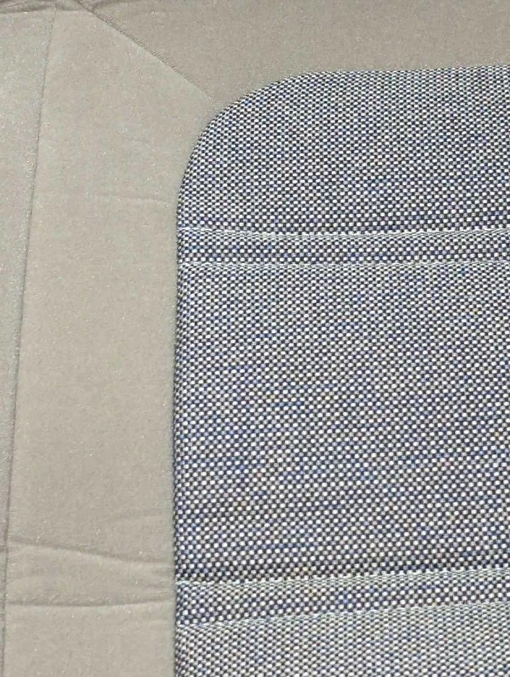 Nueva cubierta de asiento superior trasero Ford 1998-2003 Escort 2 puertas gris tostado tela izquierda OEM Foto 2 de 4