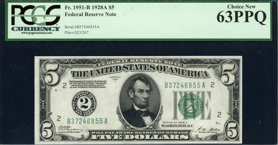 Uncirculated $5 US Paper Money for sale | eBay