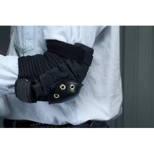 Allegro Industries 7104 Elbow Pads, Hard Shell, Plastic, Fabric Pad, Nylon Cap,