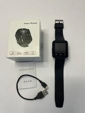 Smart Watch black, Hands Free Music Player Micro USB Bluetooth Notifications New