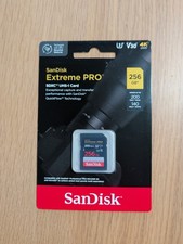 SANDISK 256GB Extreme PRO SDXC UHS-I Memory Card - C10, U3, V30, 4K UHD, SD Card