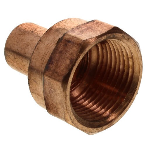 COPPER FITTING WP3-2-08-12 Adapter 1/2" x 3/4" Copper Female NPT Thread