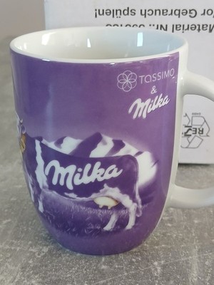 Milka Tassimo Tasse  Porzellan Könitz  Milka Kuh Motiv NEU 