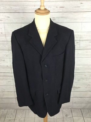 Herren CENTAUR Vintage Blazer/Jacke - 40R - Navy - Wolle - Top Zustand