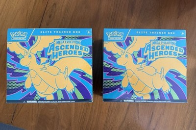 Pokemon Ascended Heroes Elite Trainer Box Set Of 2 - Factory Sealed
