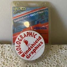 Retro Decal Windshield Holographic Sticker Vintage Chevy Bow Tie NOS Tough guys