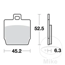 43845-compatible with YAMAHA YQ 50 L AEROX RACE REPLICA 2.7 HP, 2 KW 1CIL. SA144