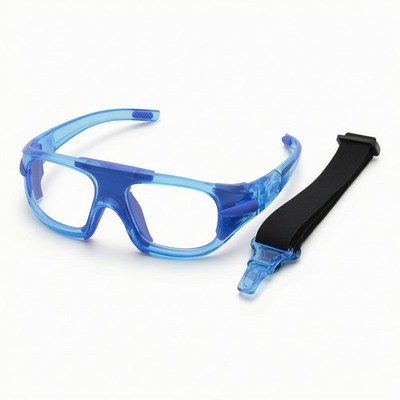 Sportbrille mit Band rutschfest Korbbrille ergonomisch für Training