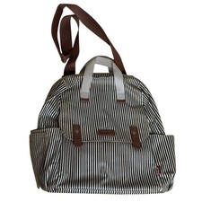 Babymel Robyn Nappy Convertible Diaper Bag Backpack Tote Stripe bv