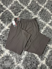 Briggs Womens Pants Size 14S Brown Comfort Waistband Straight Dress Slacks NWT