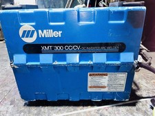 Miller XMT 300 CC/CV DC INVERTED ARC WELDER  wire feeder