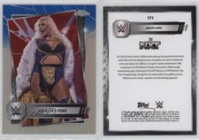 2025 Topps Chrome WWE Red & Blue Refractor Nikkita Lyons #171