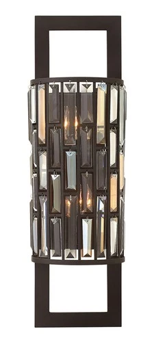 Fredrick Ramond FR33730 Bronze 2-Light Wall Sconce From The Gemma Collection - Picture 1 of 3