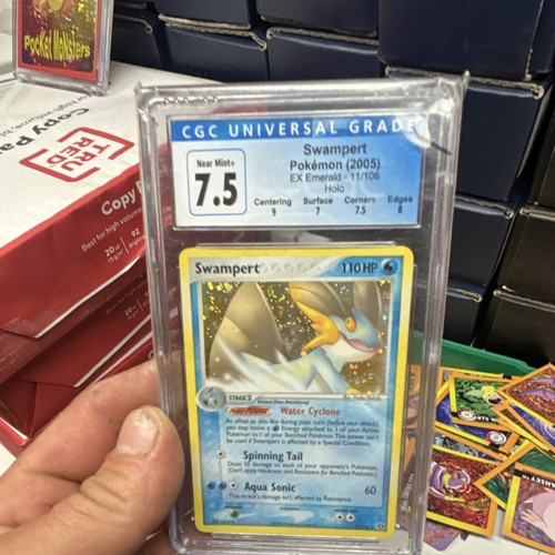 Swampert graded CGC 7.5 for sale on eBay