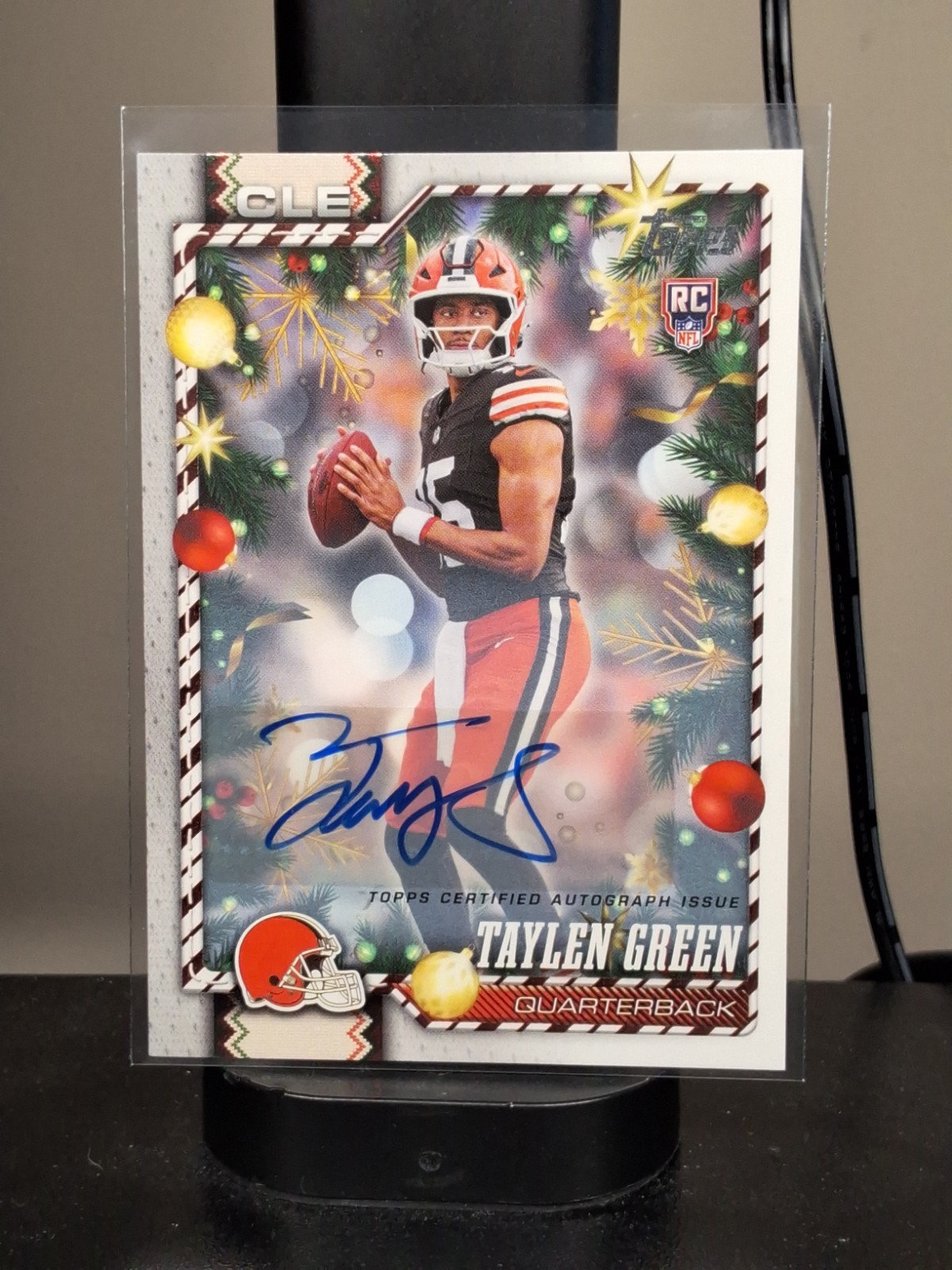 2026 Topps Flagship Holiday Taylen Green Rookie RC Auto #158