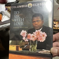 Columbia To Sir, with Love Sidney Poitier Drama Movie DVD Tall/DVD Case