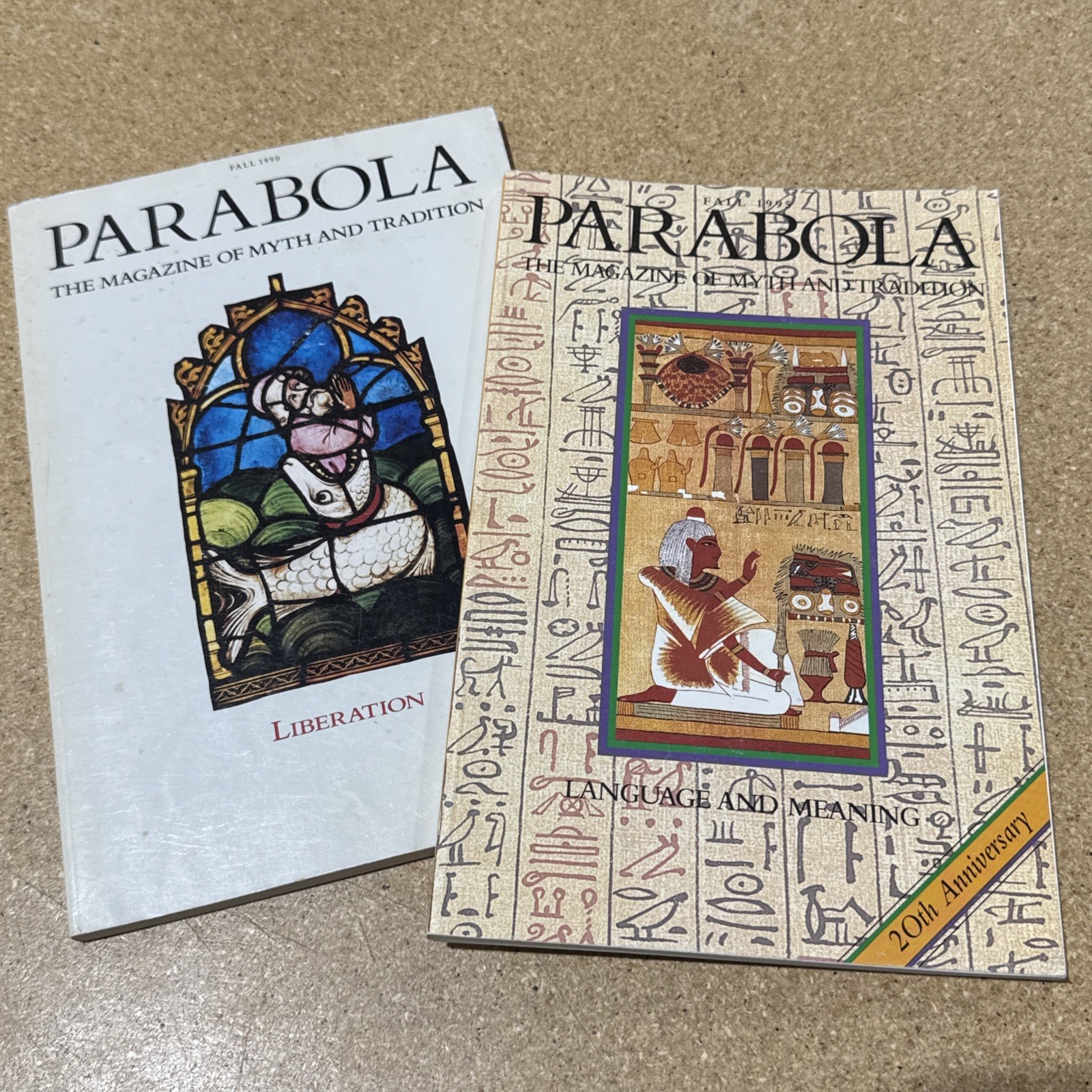 1990s Parabola Magazine Lot of 2 Liberation And Language & Meaning Issues