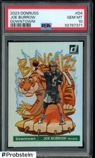 2023 Donruss Downtown! #D4 Joe Burrow Bengals SSP CASE HIT PSA 10 GEM MINT