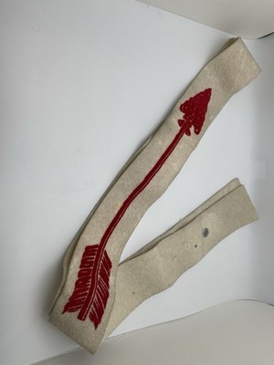 1940-50 s Flocked Felt Ordeal Sash OA Order of the Arrow Boy Scouts America BSA
