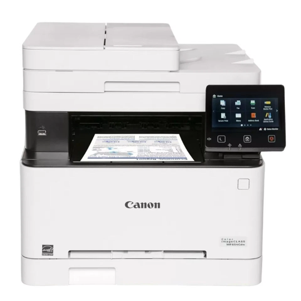 Impresora láser blanca y negra inalámbrica Canon Color imageCLASS MF654Cdw 3 en 1 Foto 2 de 4