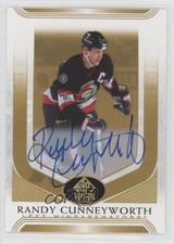 2020 SP Signature Edition Legends Gold Spectrum Foil Randy Cunneyworth Auto 7i2