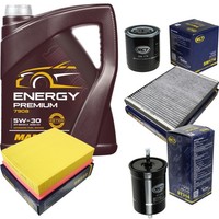 SCT Inspektionspaket 5L Mannol Energy Premium 5W-30 FüR Audi A6 2.4 2.8