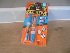 gorrila super glue twin pack quick drying time and very strong ideal any use's