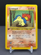 Cyndaquil 57/111 Neo Genesis 1st Edition MP Pokemon 57/111 on eBay