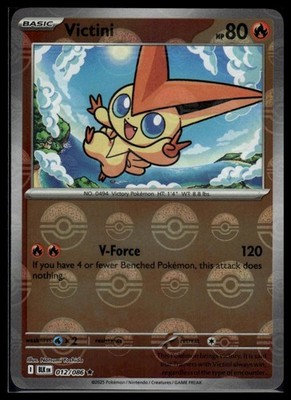 Victini (Poke Ball Pattern) SV: Black Bolt 012/086 Holo NM
