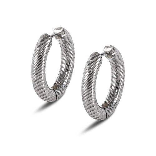 G23 Titanium Hoop Huggie Earrings for Sensitive Ears, Pure Titanium CZ Earrin...