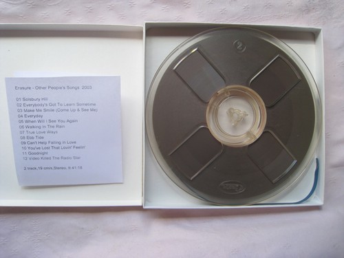 Vintage 18cm Reel Erasure -Erasure - Other People`s   2 track 19 cm.s