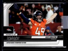 ALEX SINGLETON 2025 Panini Instant PR:68 #290 Broncos Captain Returns  ID:159332