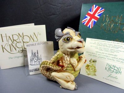 Harmony Kingdom Jada Green Dragon SIGNED Limited Edition Box Figurine UK Boxed