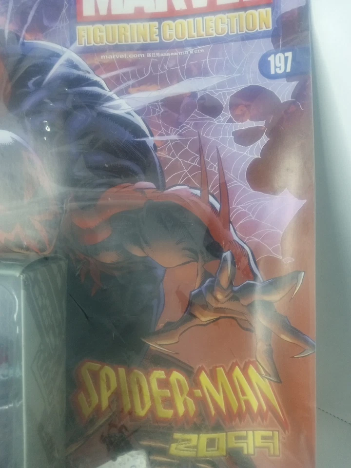 COLEÇÃO DE ESTATUETAS CLÁSSICAS MARVEL EAGLEMOSS #197 HOMEM-ARANHA 2099 ORIGINAL - Imagem 3 de 4