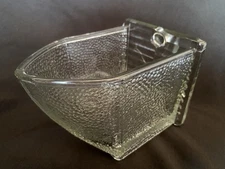 Rare  Antique Vintage LRG Gerrix Glass Dry Scoop for Hoosier Cabinet ~ ORIGINAL