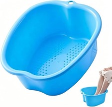 Large Foot Soaking Tub Basin Adult Foot Bath Spa Bucket Pedicure Massage Bottom