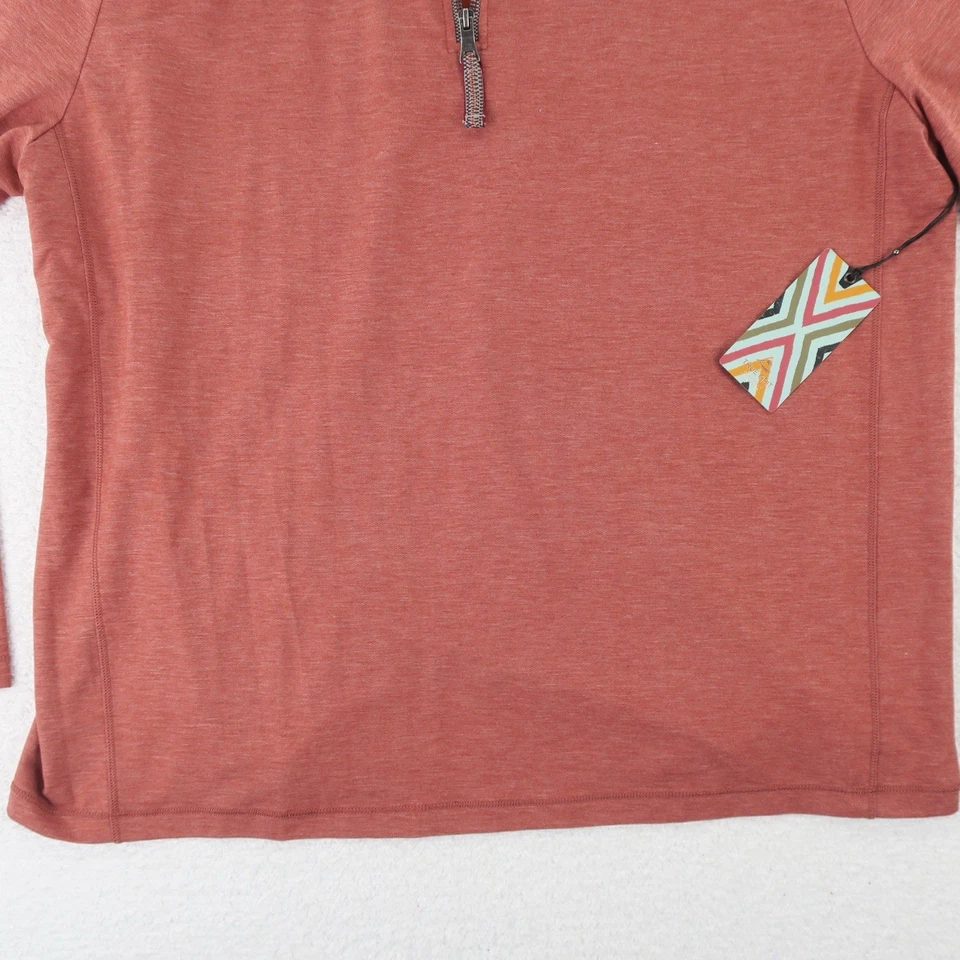True Grit 1/4 Zip Long Sleeve Pullover Sweater Mens XXL 2XL Red - Image 4 of 4