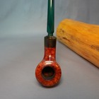 Israel Smooth Danish Style Freehand Churchwarden Estate Briar Tobacco Pipe — photo 8