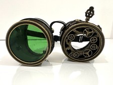 SPIRIT Steampunk Gears Cosplay Dress-Up Costume Goggles Halloween Green Glasses