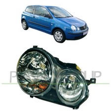 Scheinwerfer rechts mit Motor für VW Polo 9N 2001-2005 Frontscheinwerfer H7/H1
